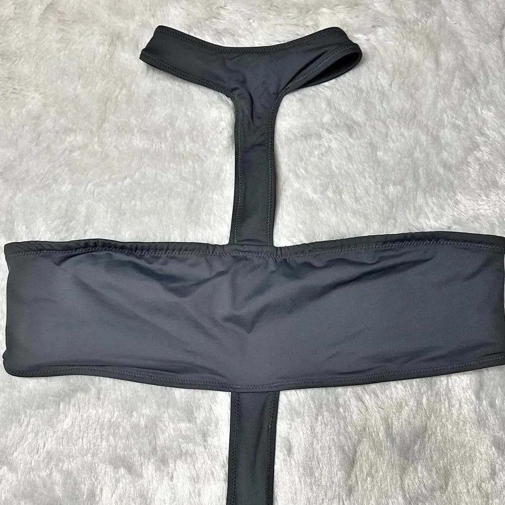 NWT Skims Cut Out Halter Monokini 1-Pc Swimsuit Women XL